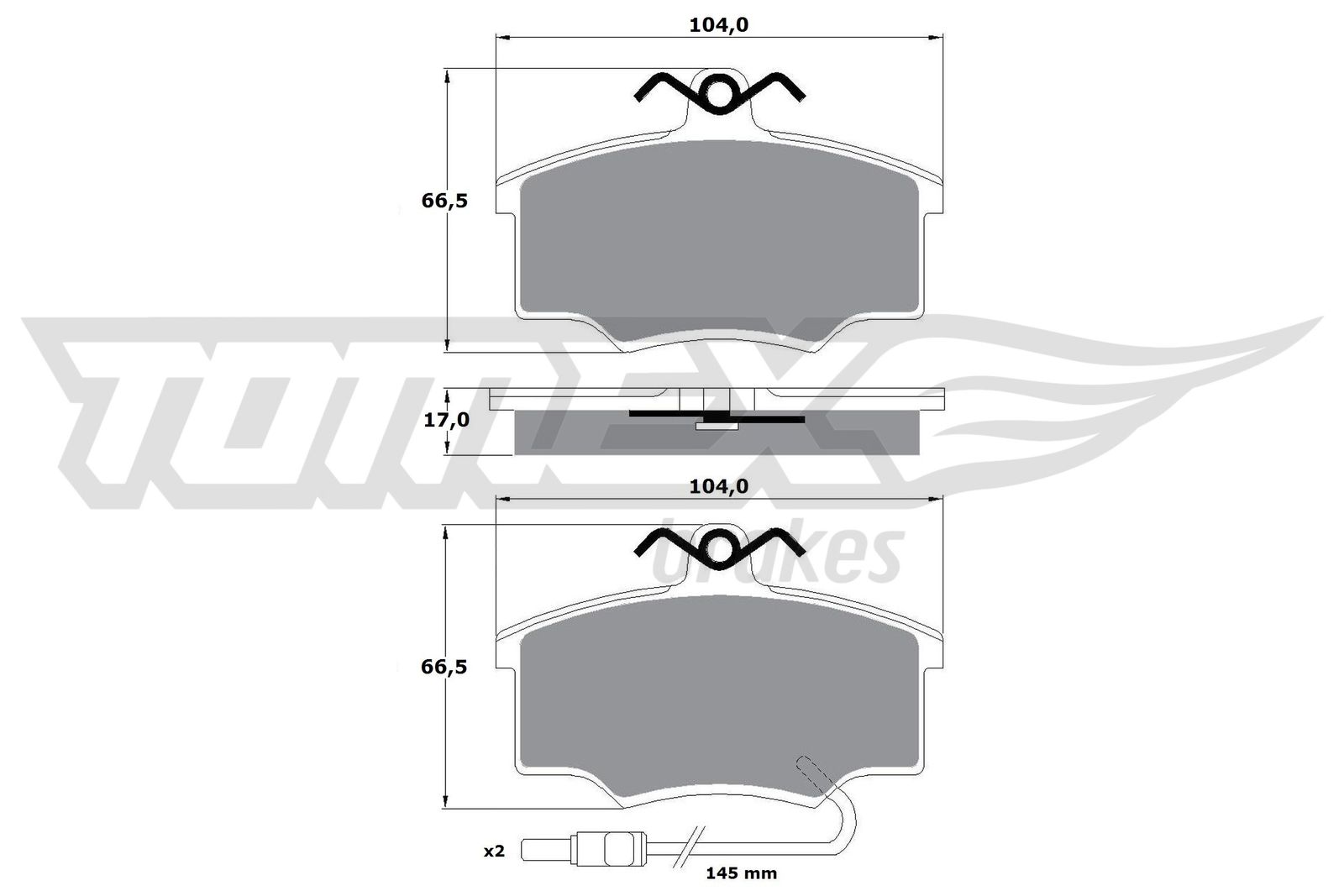 TOMEX Brakes TX 10-581 Sada...